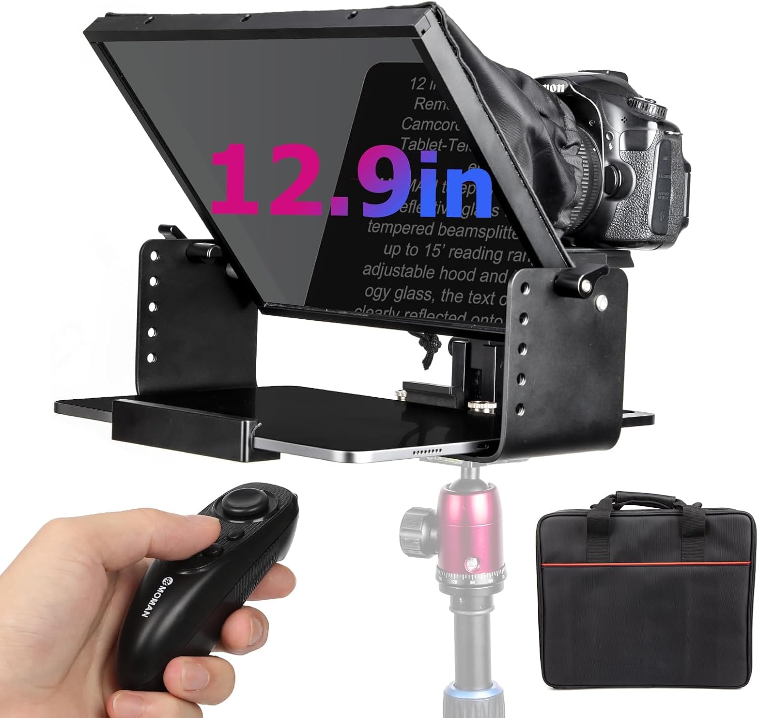 Amazon.com : Moman Teleprompter, Metal Prompter iPad Tablets with