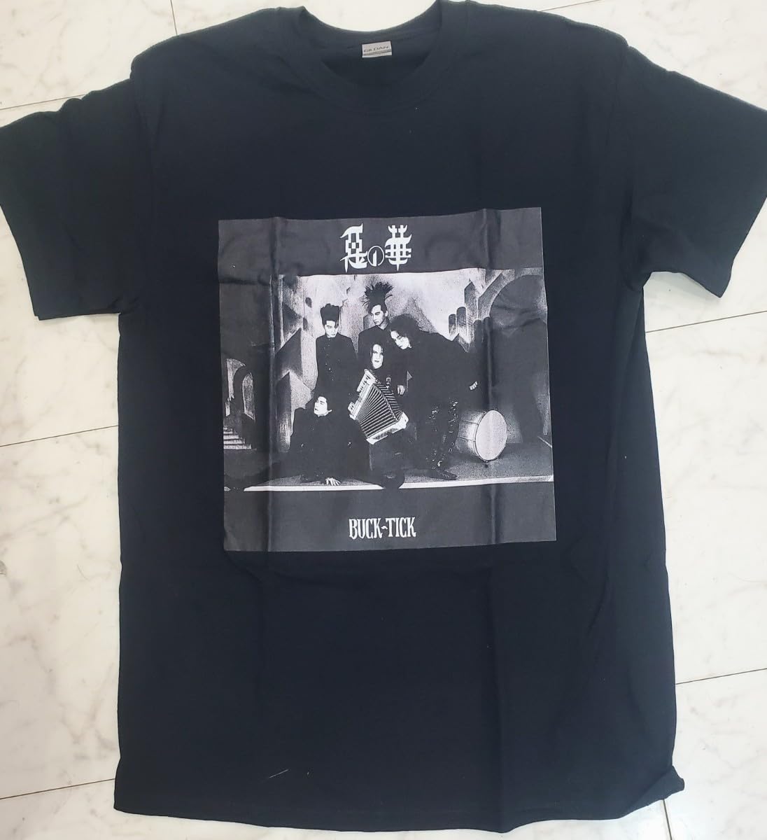 Amazon.co.jp: BUCK-TICK 悪の華 バクチク アルバム ジャケット柄T