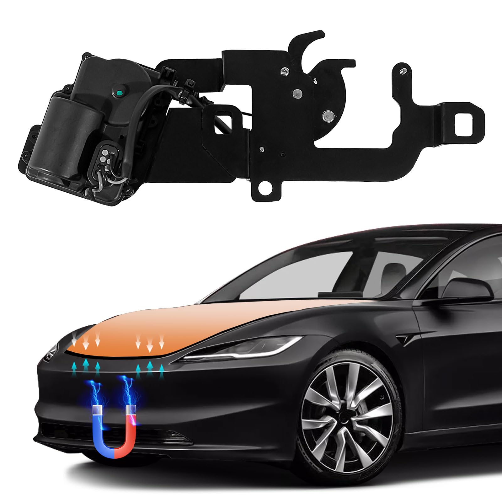 Amazon.co.jp: Qingchijun Power Frunk ソフトクロージングロック