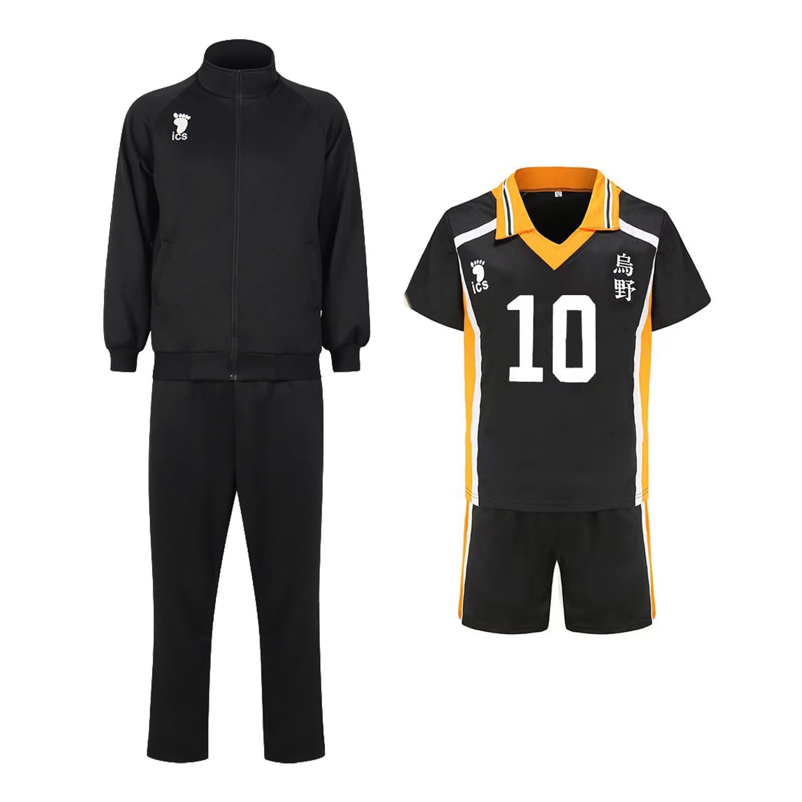 Amazon.co.jp: [TRiES] 烏野高校 ジャージ 日向翔陽 影山飛雄 コスプレ