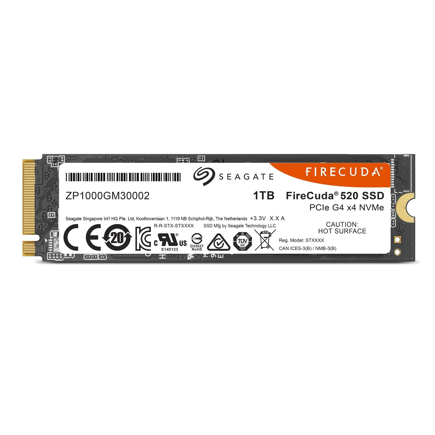 Amazon | Seagate FireCuda 520 M.2 内蔵SSD【データ復旧3年付】 1TB