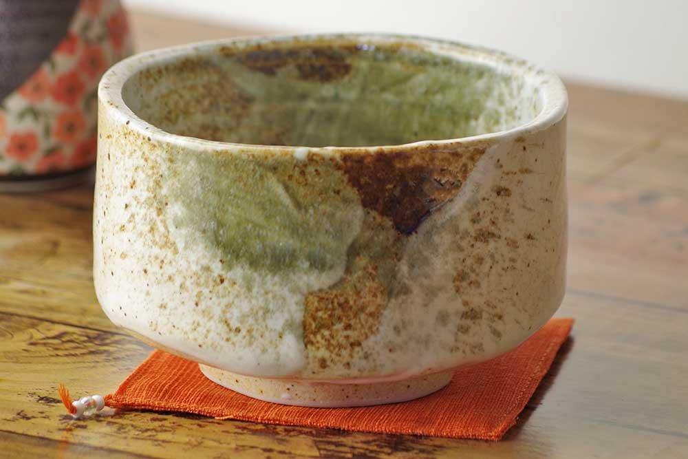 Amazon｜食器 抹茶碗/雪志野抹茶碗/業務用 日常使い用 家庭用 練習用