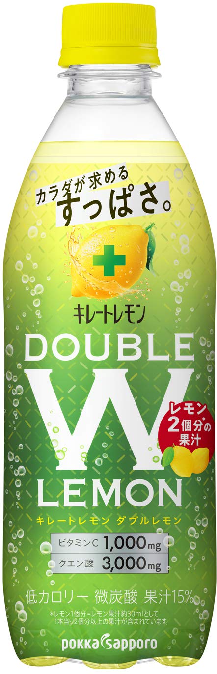 Amazon.co.jp: Pokka Sapporo Chelated Lemon Double Lemon, 16.9 fl