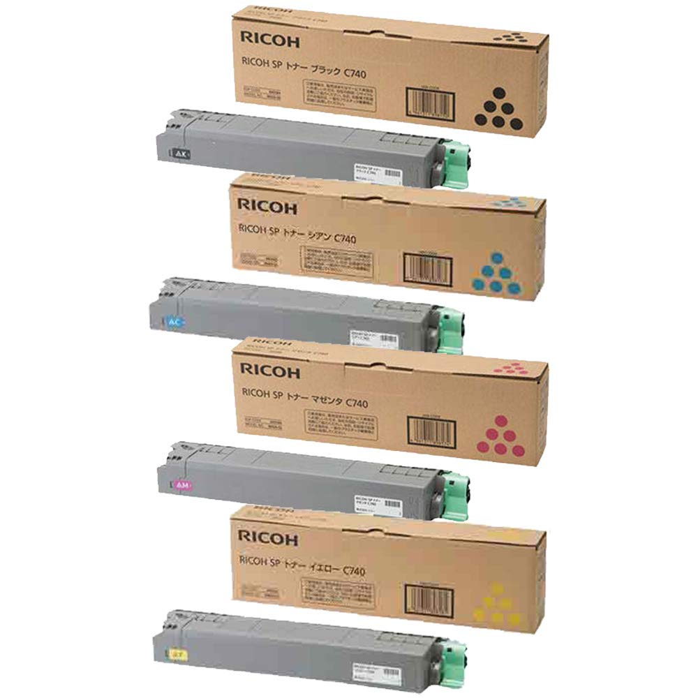 Amazon | 純正 SP トナー C740 4色セット (ブラック/シアン/マゼンタ