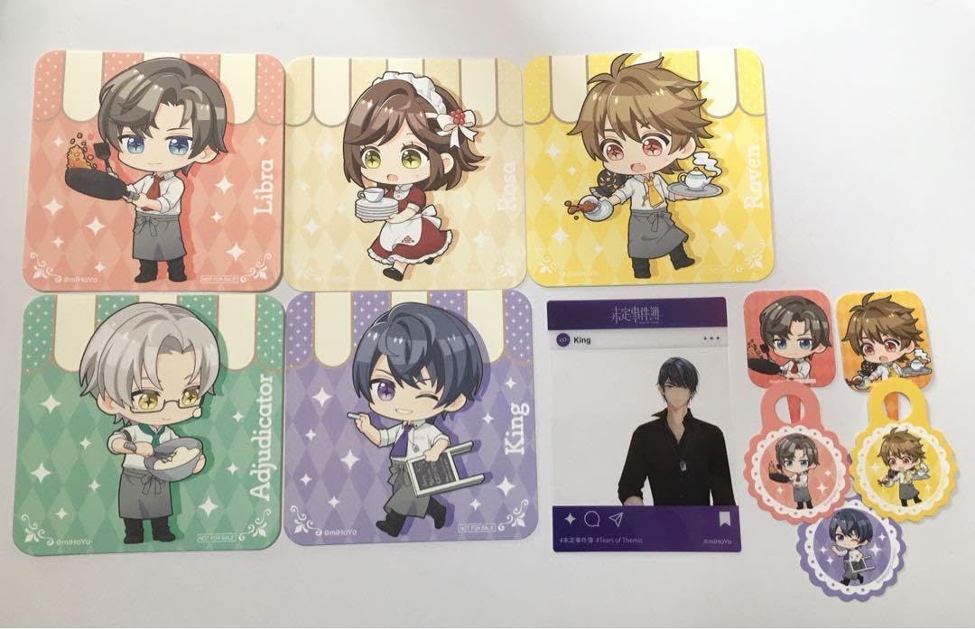 Amazon.co.jp: 未定事件簿 コラボカフェ SDコースター 全種 SNS風