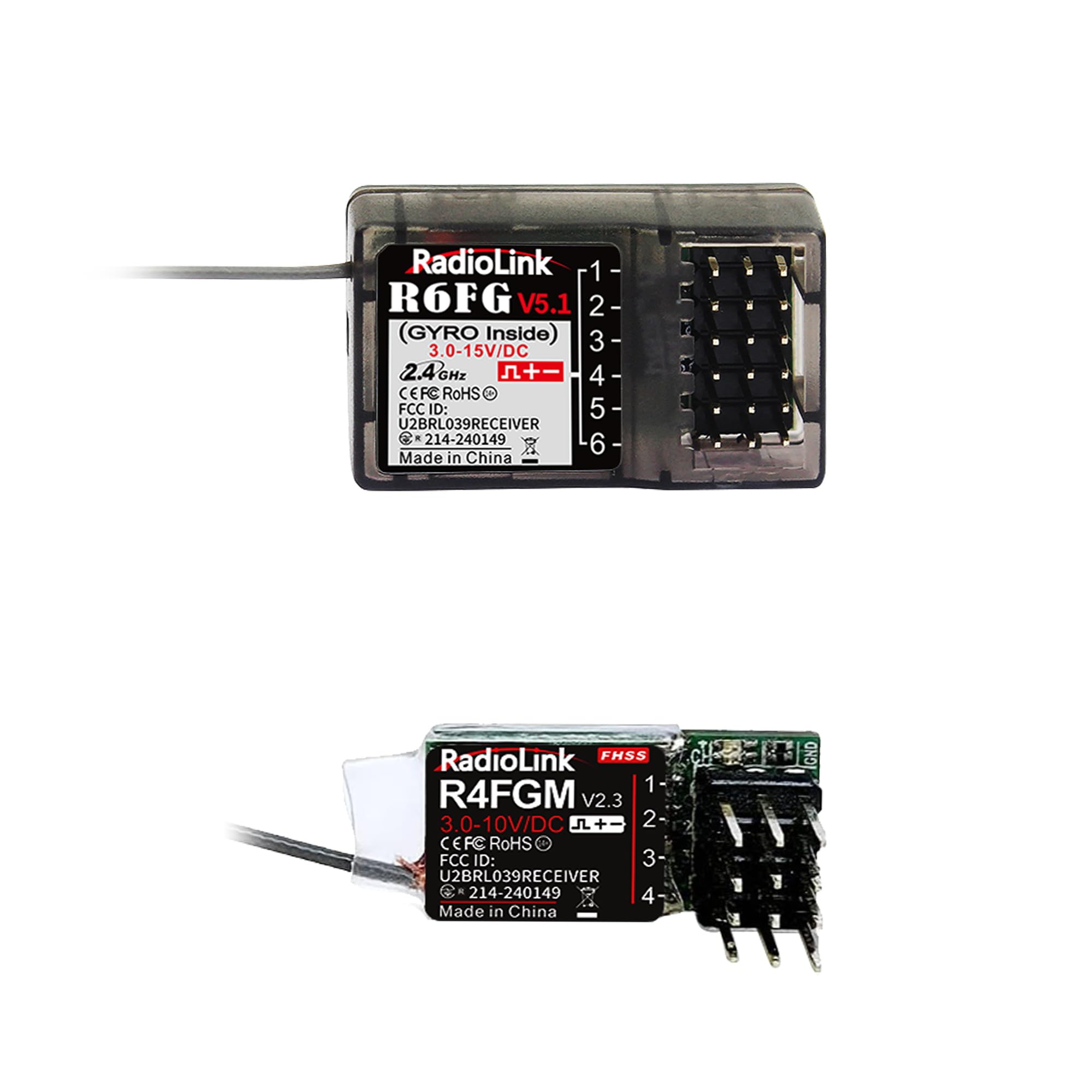 Amazon.com: Radiolink R6FG&R4FGM Receiver with Gyro Long Range