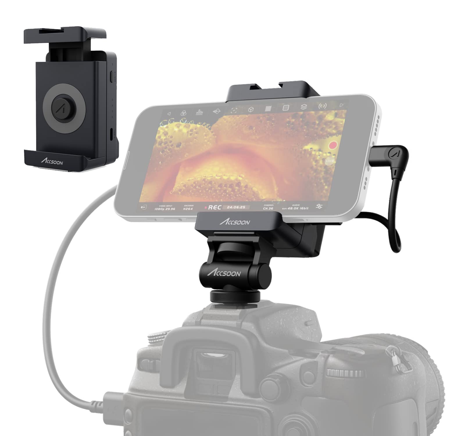 Amazon | Accsoon SeeMo HDMI-USB モニタリングアダプター iPhone/iPad