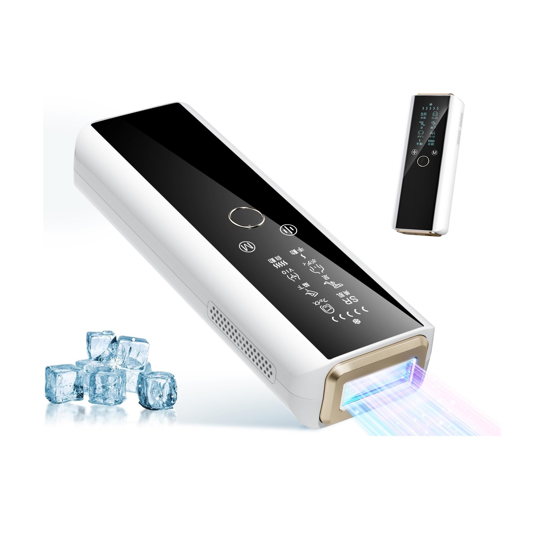 Amazon.co.jp: 脱毛器 【新モデル ＆ 2重冷却機能付き】 HIPL光脱毛器