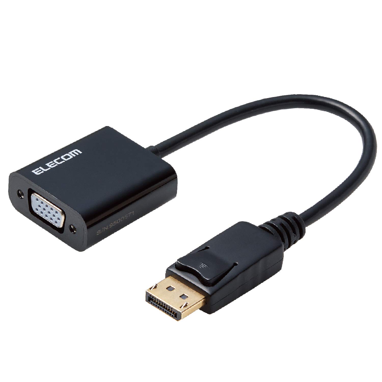 Amazon.co.jp: エレコム DisplayPort to VGA 変換アダプタ ブラック AD