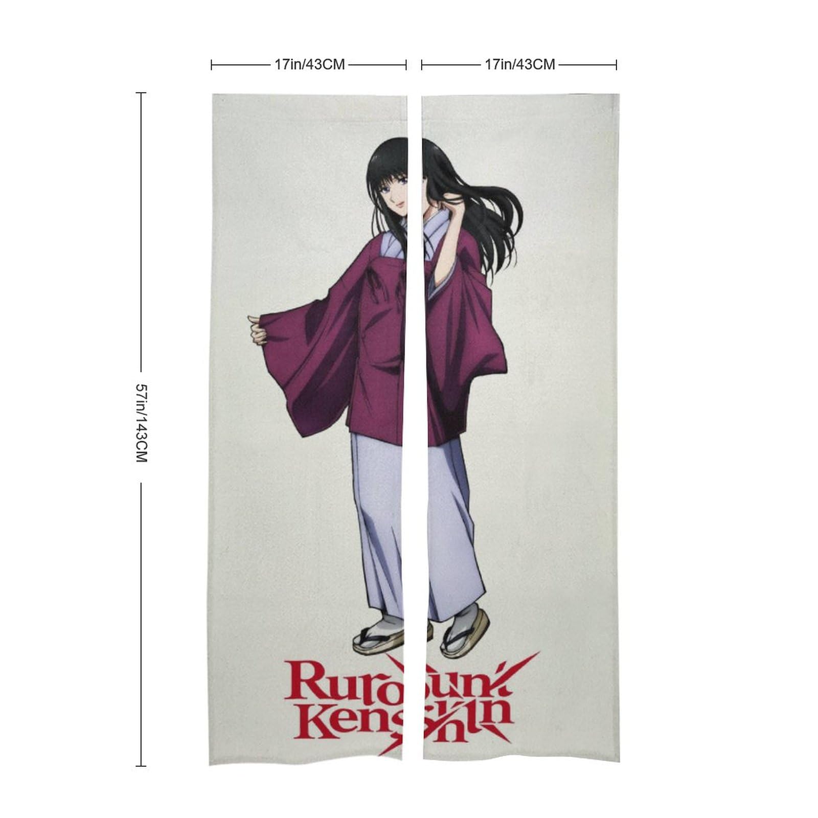 Amazon｜るろうに剣心明治剣客浪漫譚のれん アニメ 目隠し 間仕切り