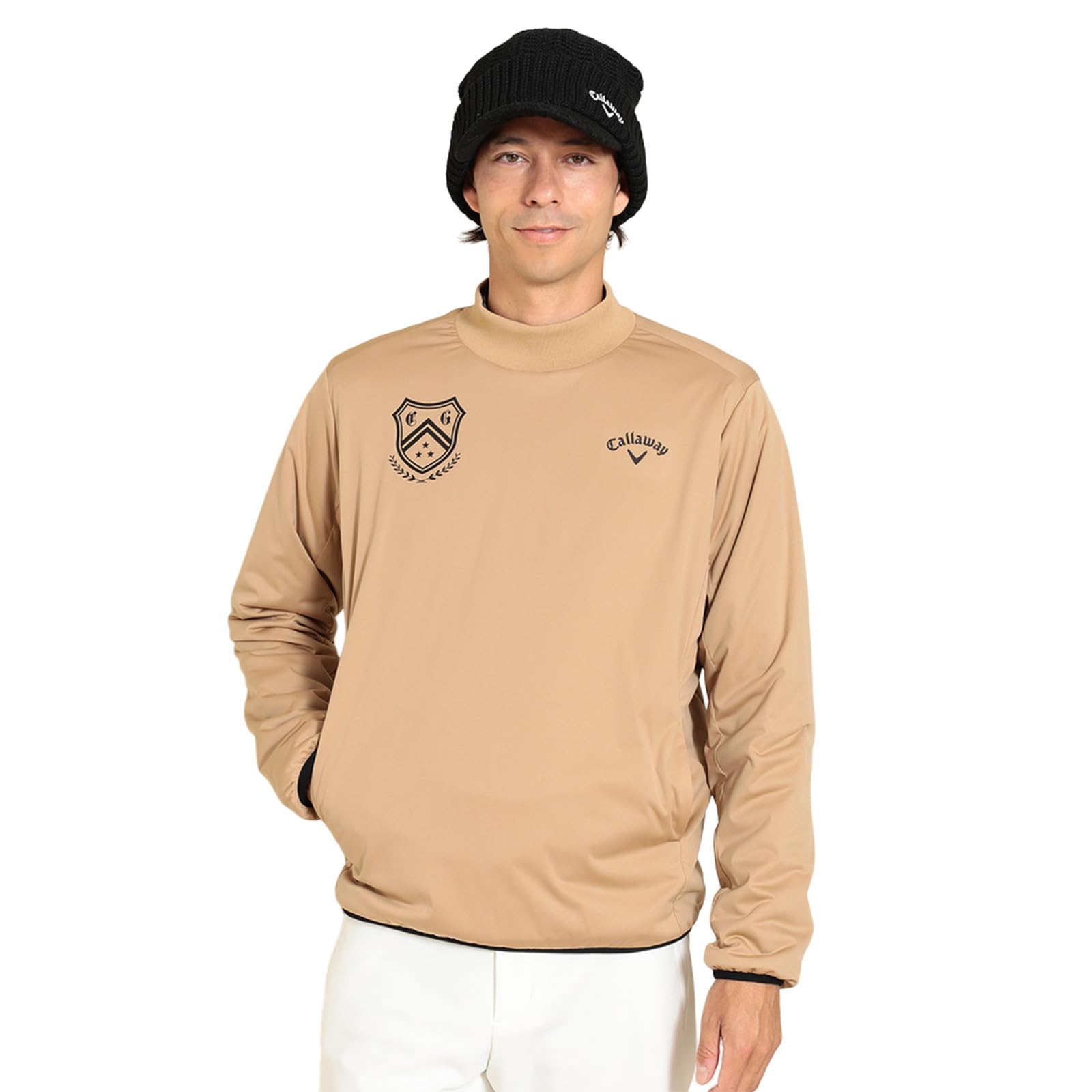 Amazon.co.jp: [キャロウェイ] メンズ 撥水 ハイネックブルゾン