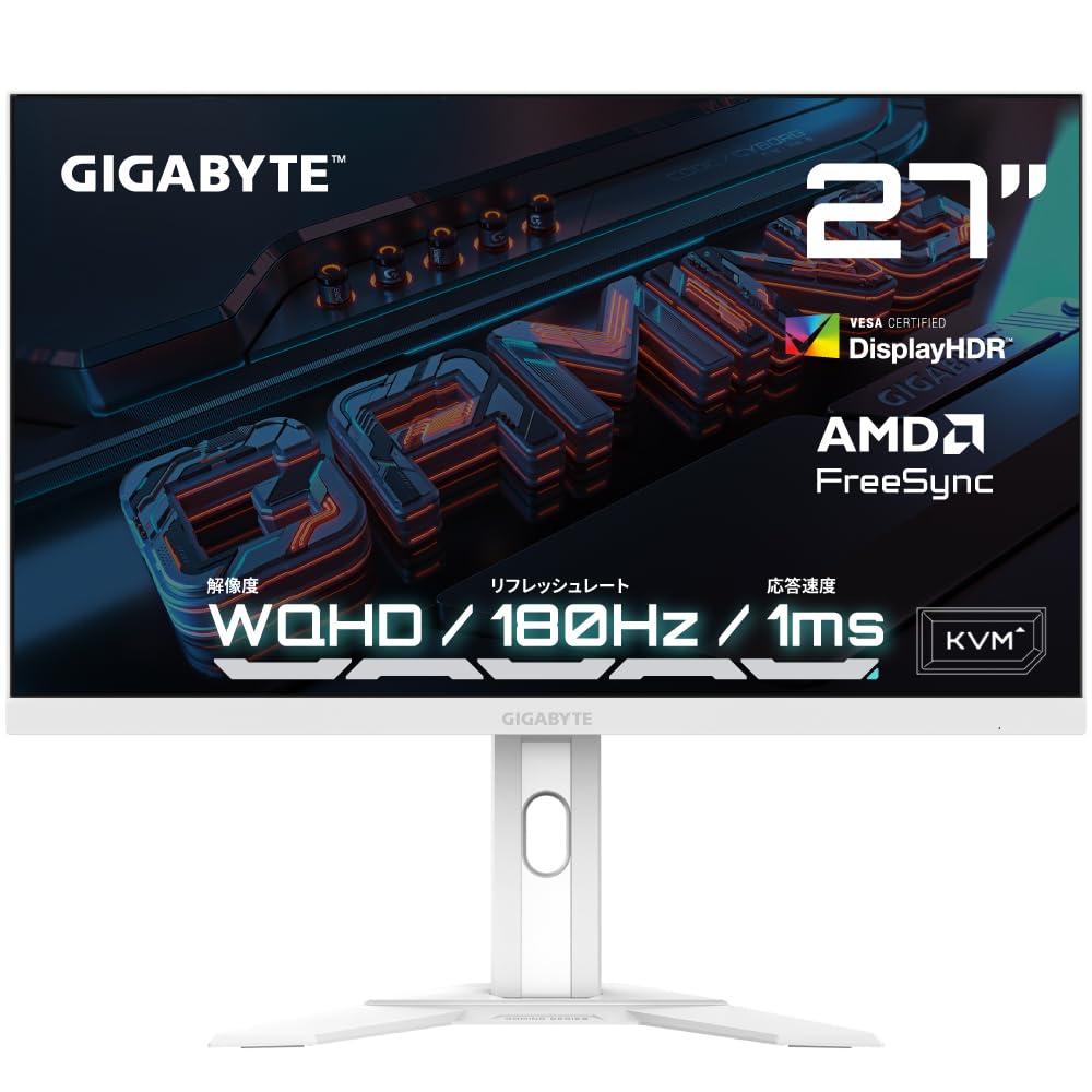 Amazon.co.jp: GIGABYTE ゲーミングモニター 27インチ QHD 平面
