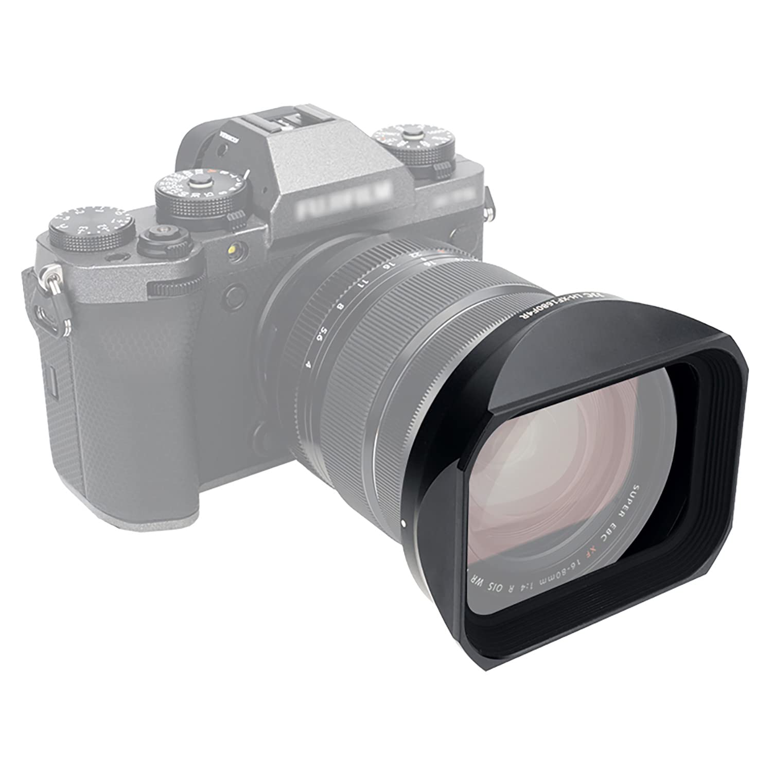 Amazon | JJC FUJI XF 16-80mm F/4 R OIS WRレンズ用レンズフード LH