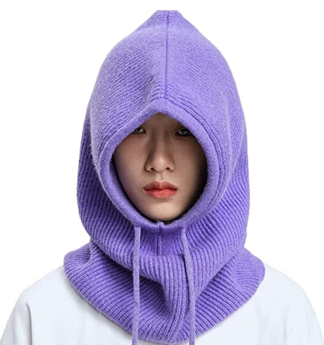 Amazon.co.jp: フード付きネックウォーマー フードウォーマー
