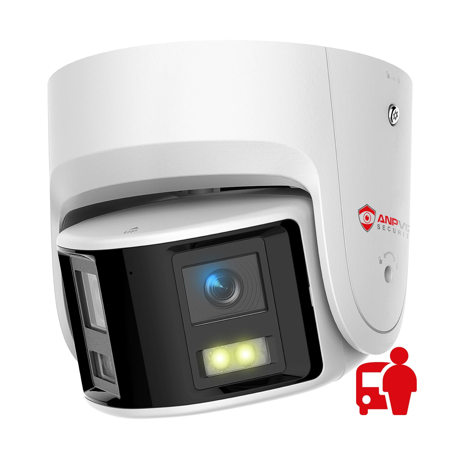 Amazon.com : Anpviz 6MP PoE Dual Lens Security Camera Outdoor