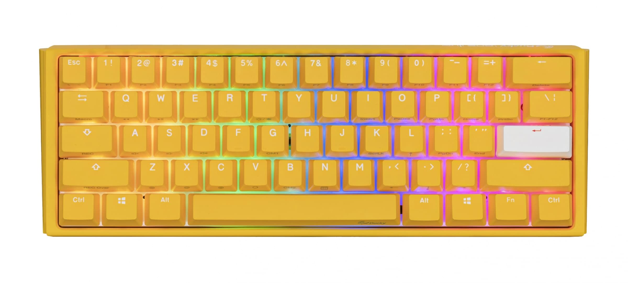 Amazon | Ducky One 3 Mini Yellow 60% メカニカルキーボード:Quack