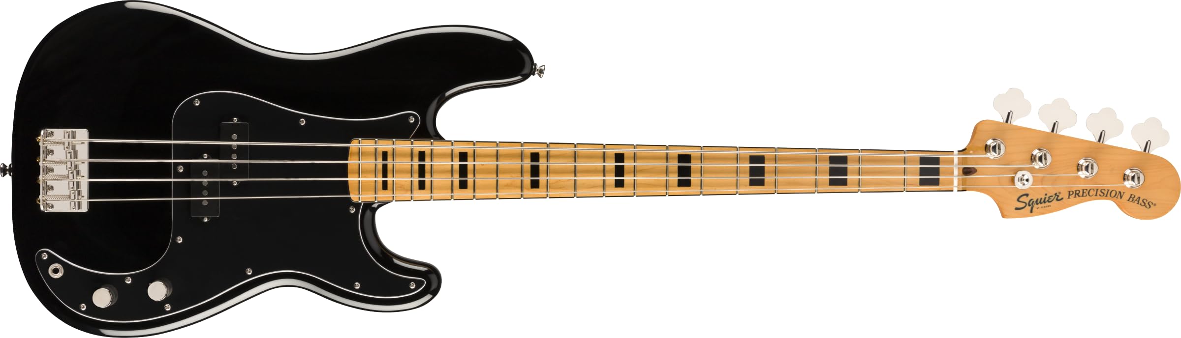 Amazon.com: Squier Classic Vibe 70s Precision Bass, Black, Maple