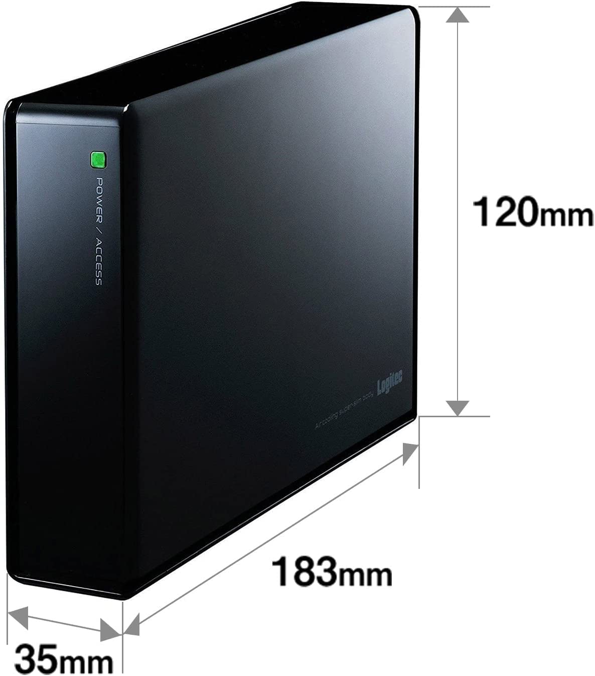 Amazon | ロジテックダイレクト HDD 外付け 4TB 高耐久 24時間連続稼働