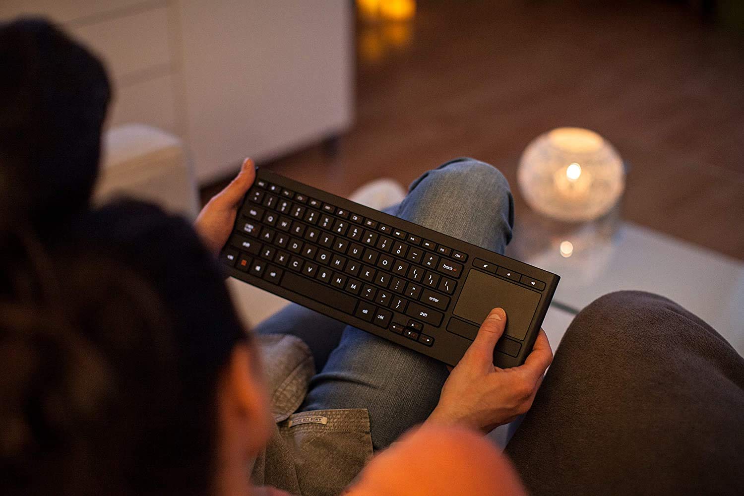 Amazon.com: Logitech Illuminated Living-Room Wireless Keyboard