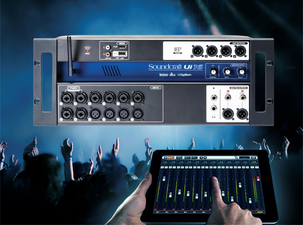 Amazon.co.jp: Soundcraft Ui16 【携帯端末やPCからワイヤレスで制御