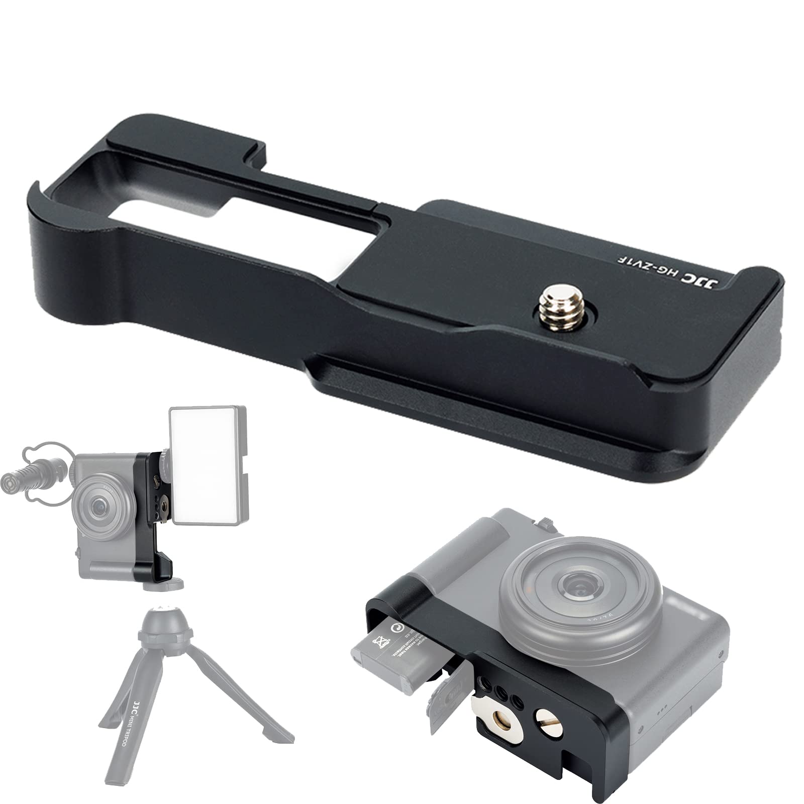 Amazon | JJC グリップ ZV-1F / ZV-1 II 用 エクステンショングリップ