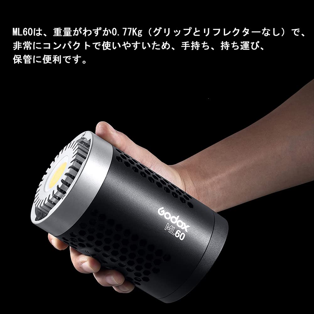 Amazon | 【GODOX正規代理店】Godox ML60 LEDライト 60W 5600K±200K色