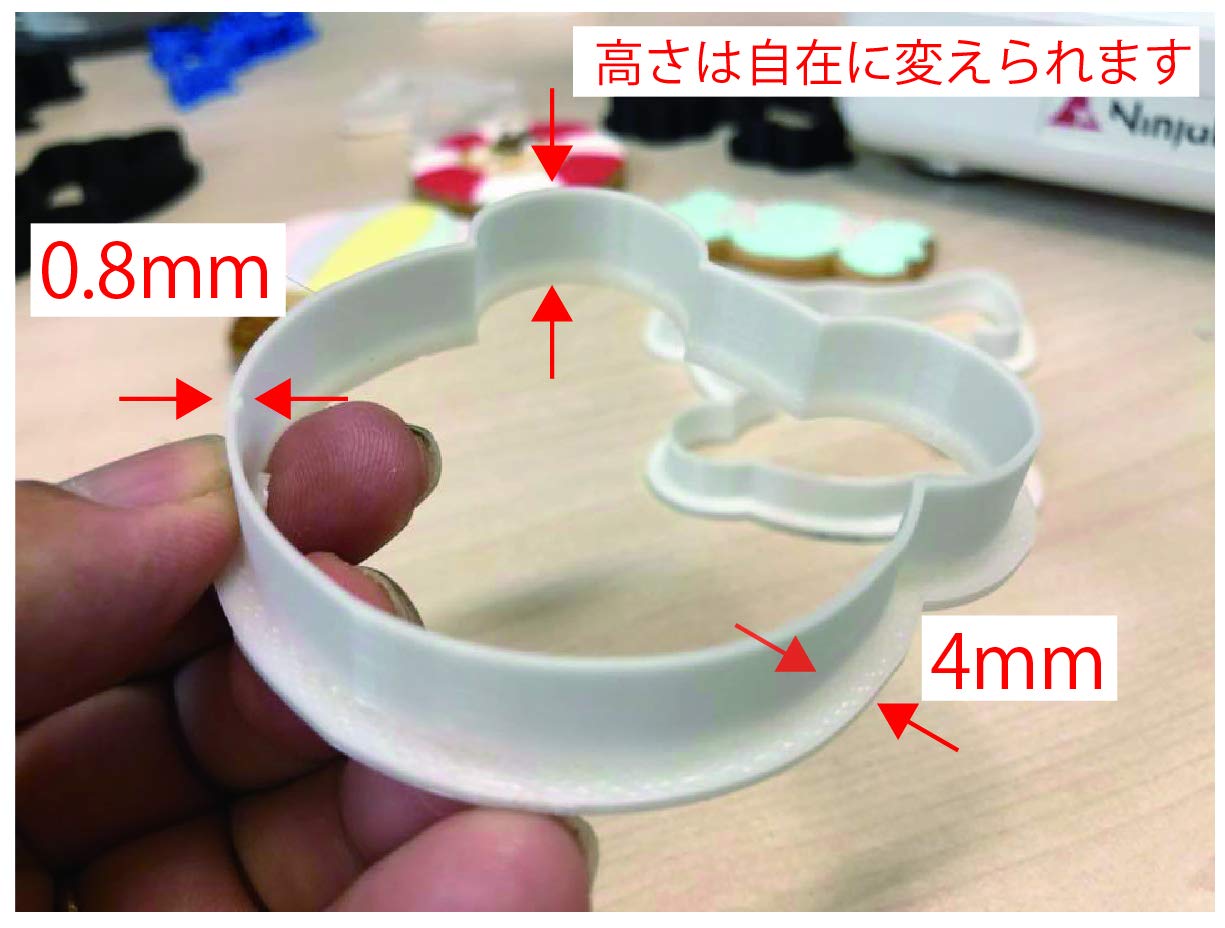 Amazon.co.jp: 手書きのイラストからでもクッキー型を作れるクッキー用