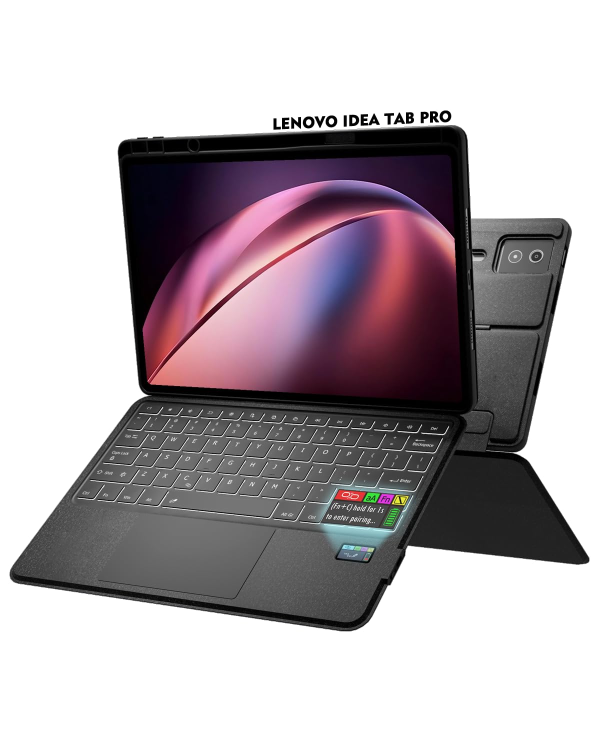 Amazon.com: Doohoeek New Keyboard Folio w/Status Screen for Lenovo