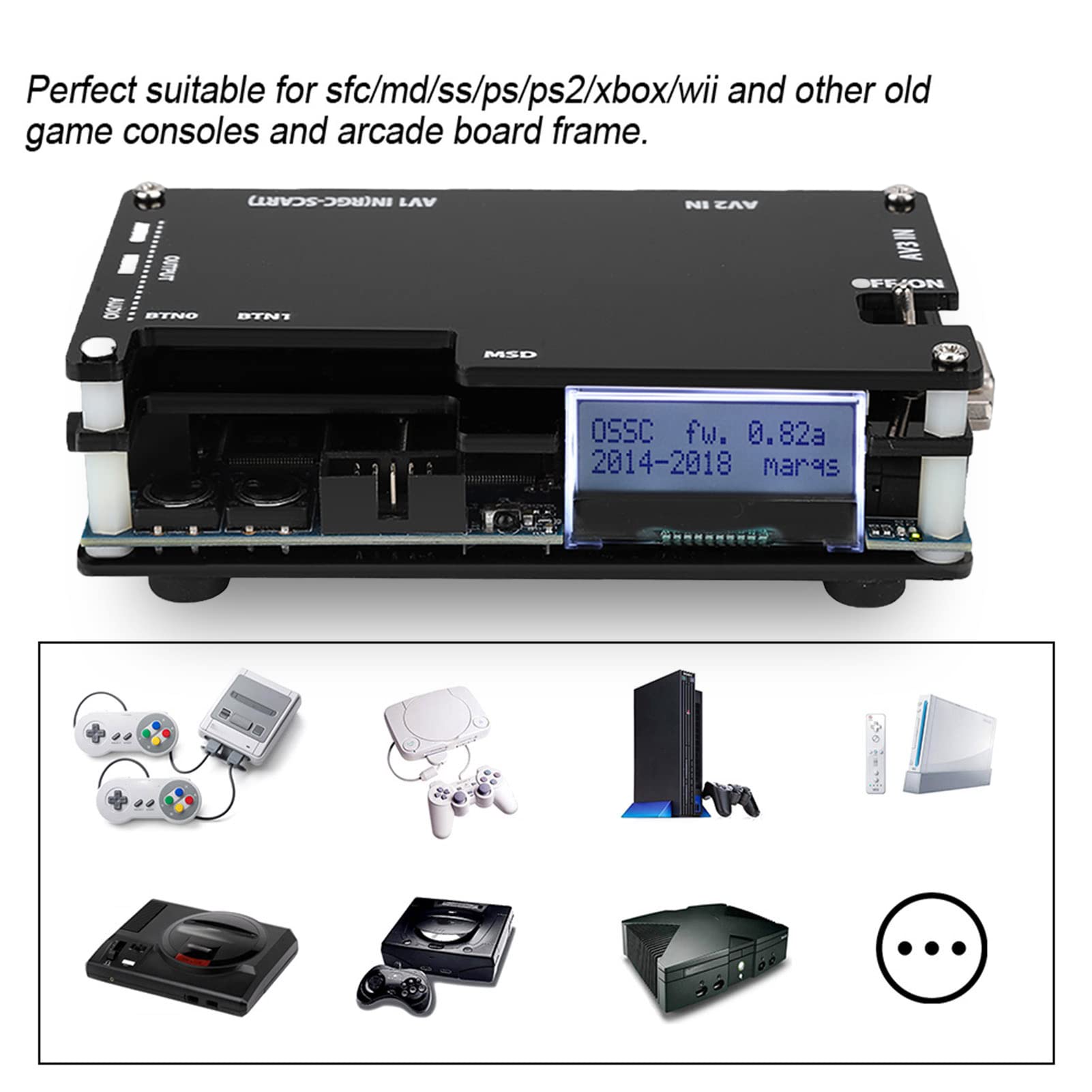 Amazon.com: OSSC Open Source Scan Converter with SCART,VGA to HDMI
