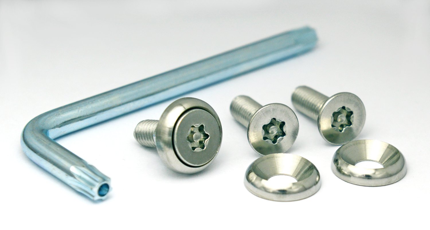 Amazon.co.jp: ナンバープレート用ボルト ピントルクスサラ ステンレス