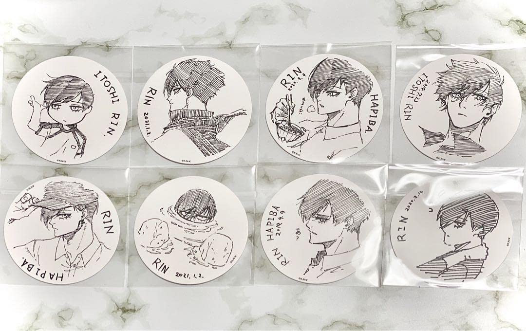 ブルーロック 原画展 ブルロ コースター 凪誠士郎 タワーレコード