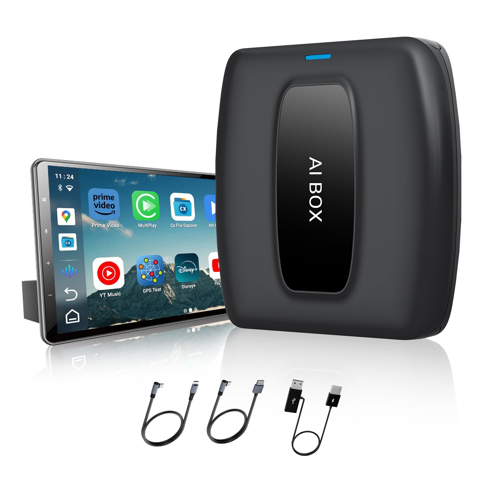 Amazon.co.jp: 【新型・技適認証済】3in1 CarPlay AI BOX メディア