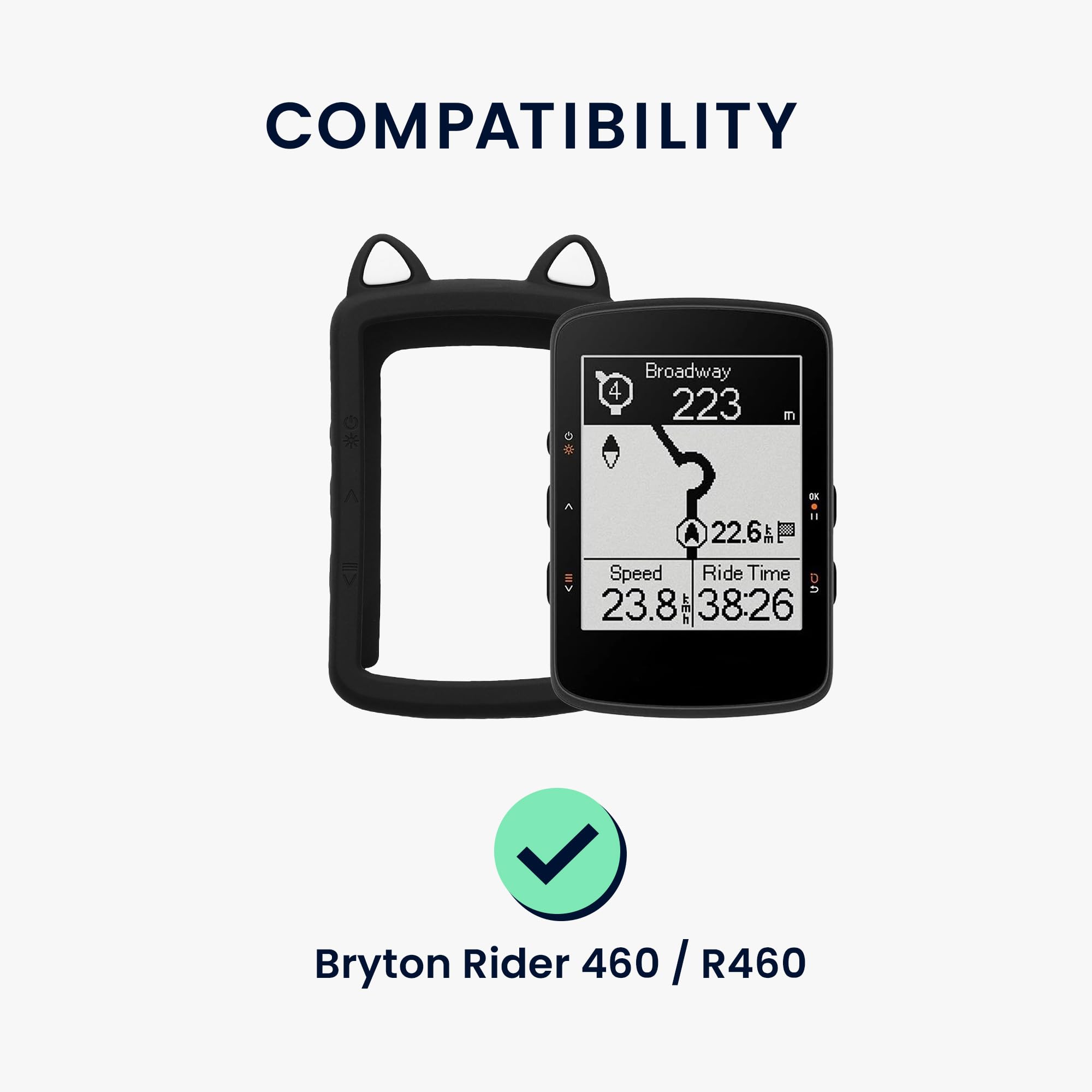 Amazon | kwmobile Bryton Rider 460 / R460対応 ケース - シリコン