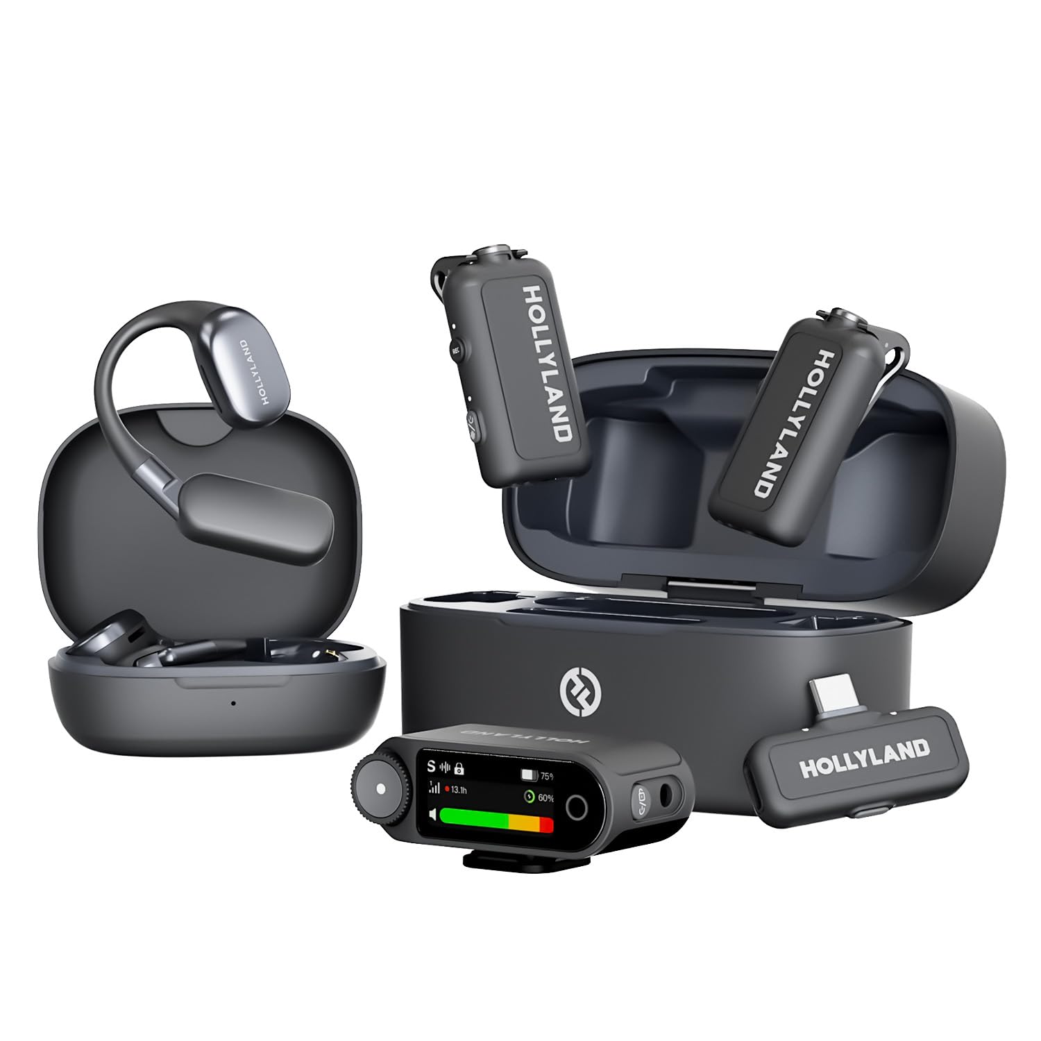 Amazon.com: Hollyland Lark MAX 2 Wireless Microphone for iPhone