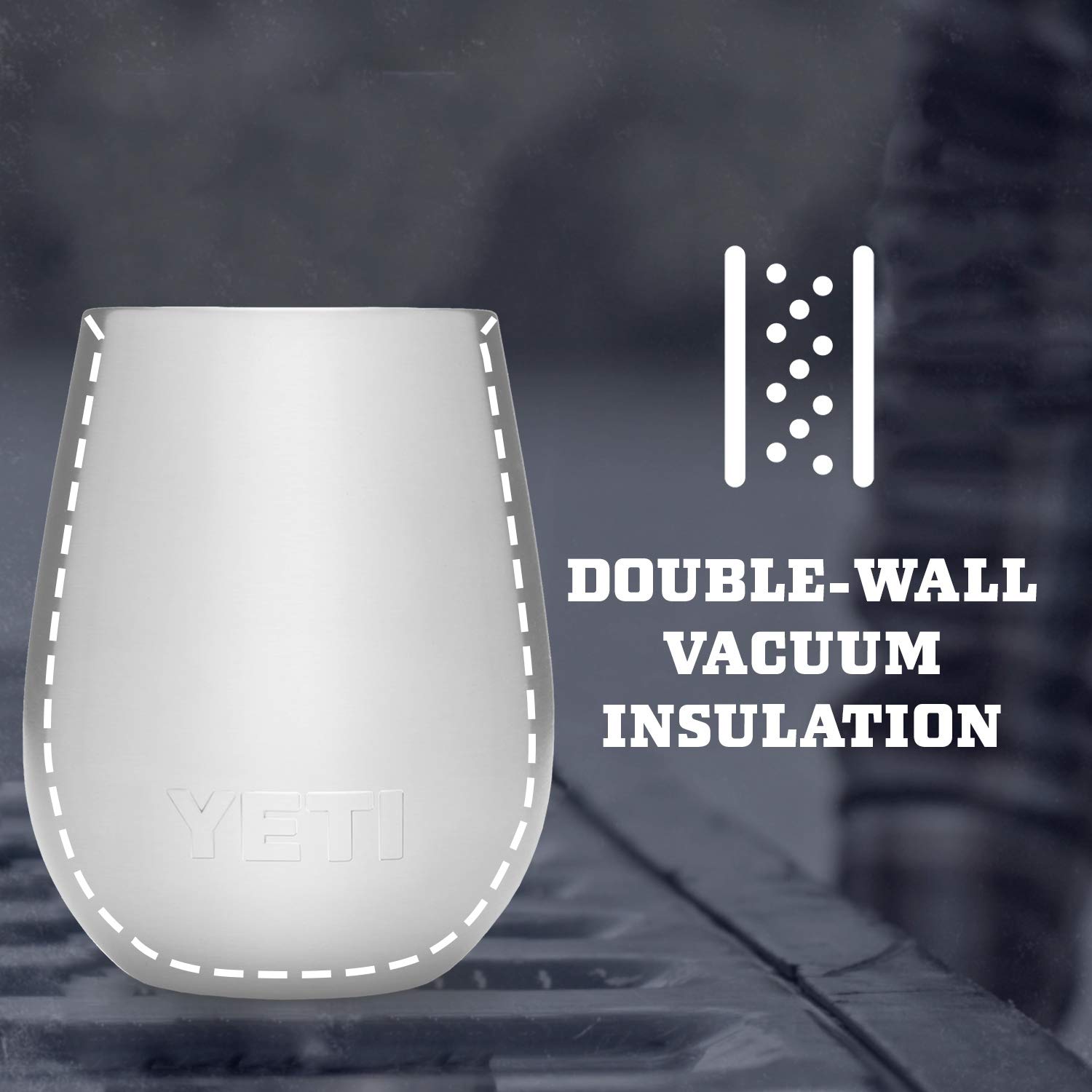 Amazon.com: YETI Rambler 10 oz Wine Tumbler, Vacuum Insulated