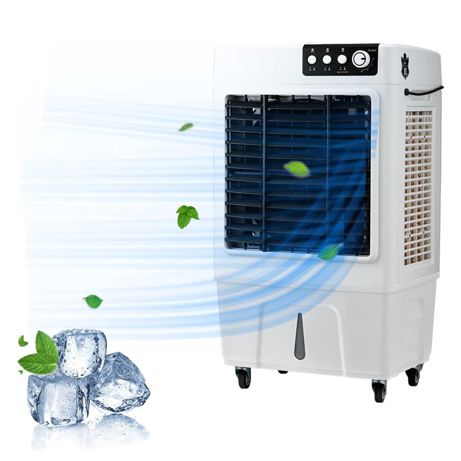 Amazon | ZAPJQL 業務用 大型冷風扇 冷風機 90W気化式送風機 風量