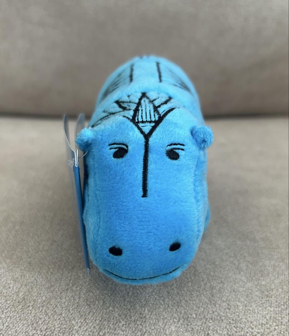 Amazon.co.jp: ルーブル美術館 青いカバ ぬいぐるみ(小サイズ) : おもちゃ