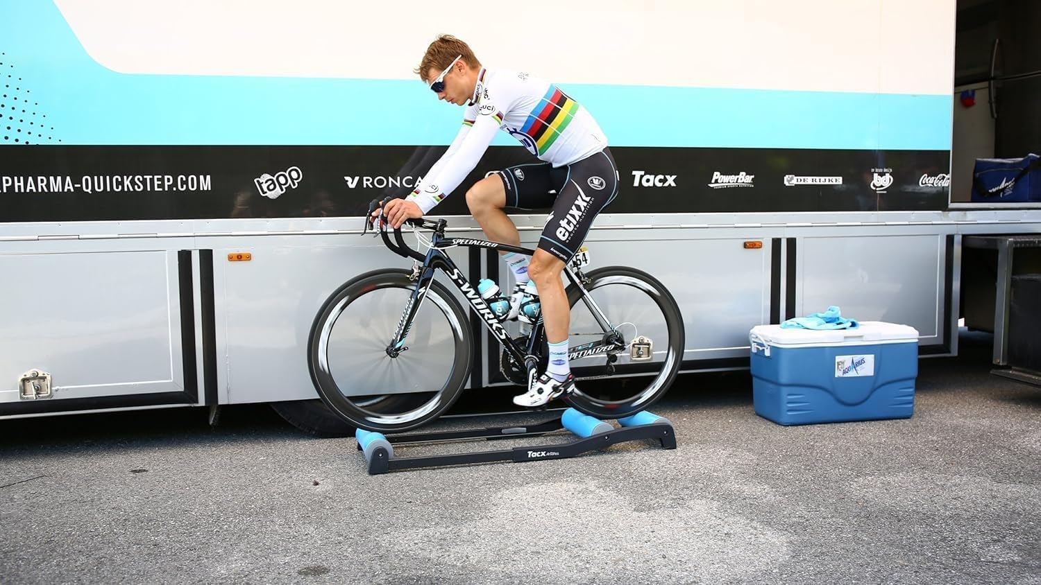 Amazon.com: TacX Antares Indoor Retractable Bicycle Rollers