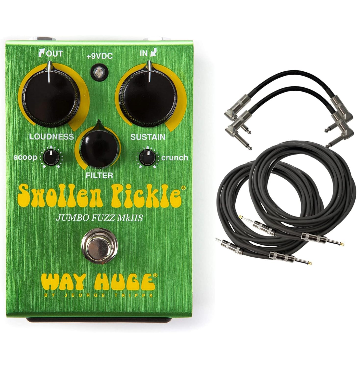 Amazon.com: Way Huge Swollen Pickle MKII Guitar Effects Pedal w/(2