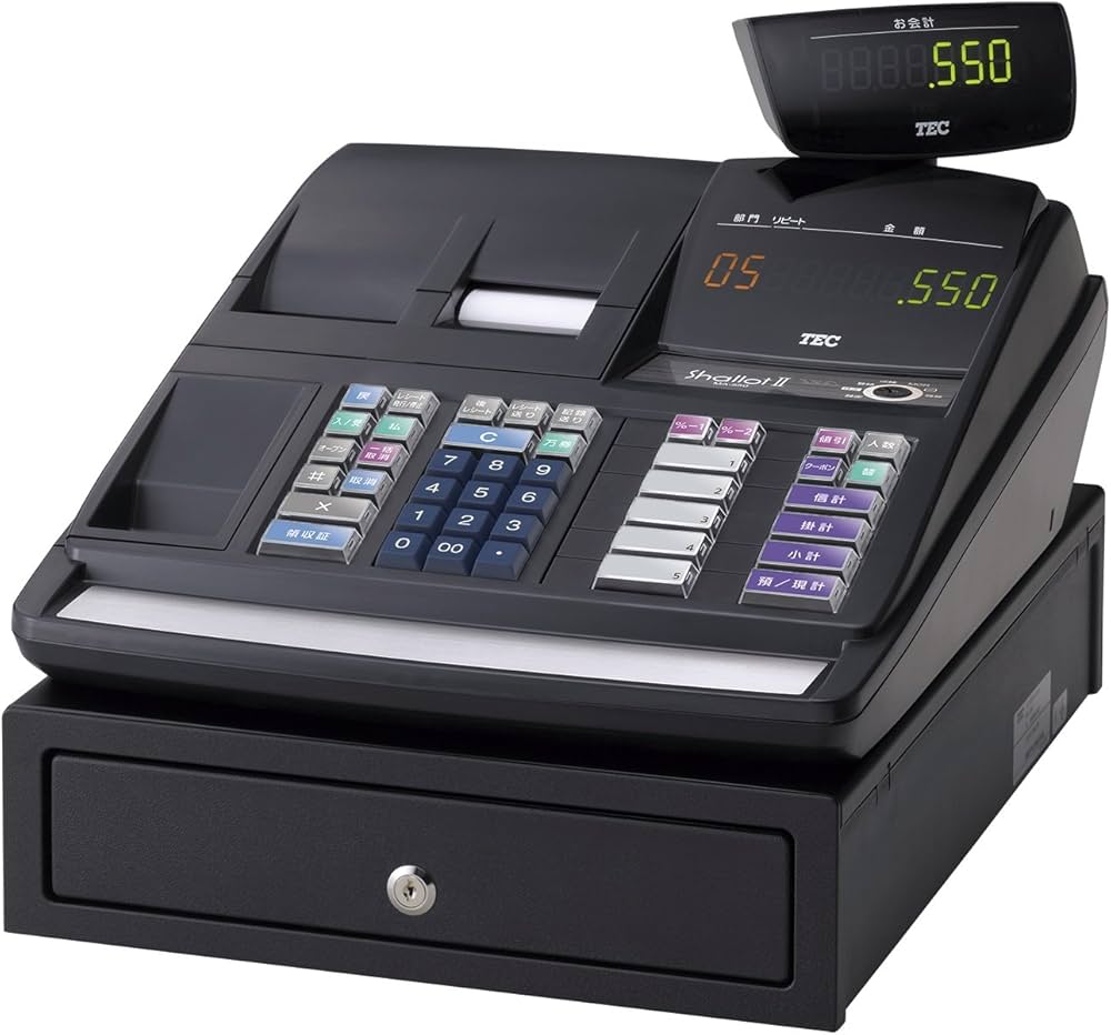 Amazon | 東芝テック 電子レジスター 5部門 MA-550-5B-R 黒