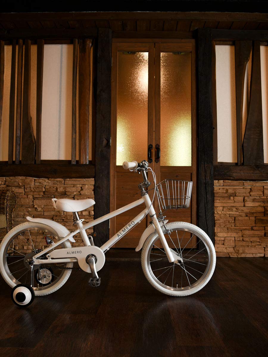 Amazon | 16インチ アルメロ ホワイト アルミフレーム 子供用自転車