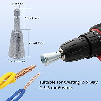 Amazon | COCICA ワイヤーストリッパー ハンドドリル用 ワイヤーナット