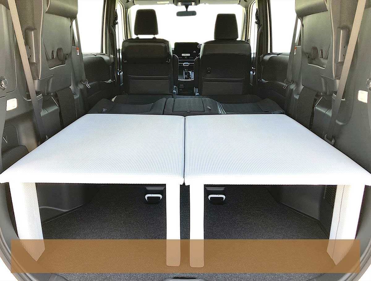 Amazon.co.jp: デリカD:5 (デリカD5) ベッドキット 2分割式 白 車中泊