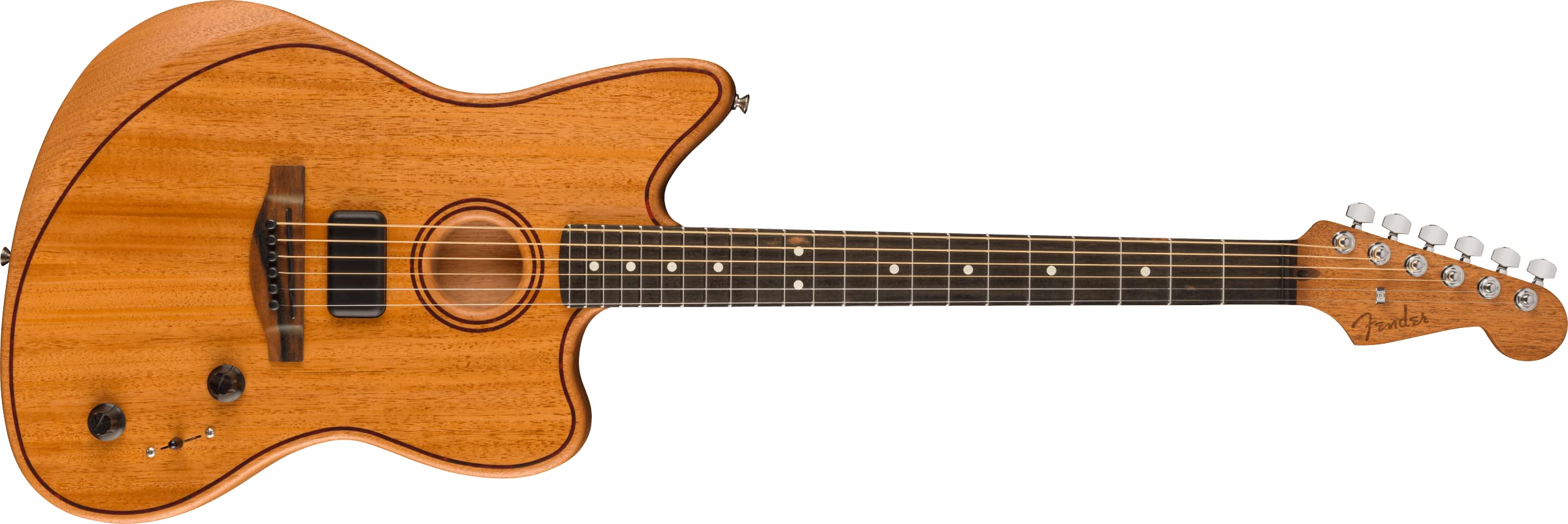 Amazon.com: Fender American Acoustasonic Jazzmaster All-Mahogany