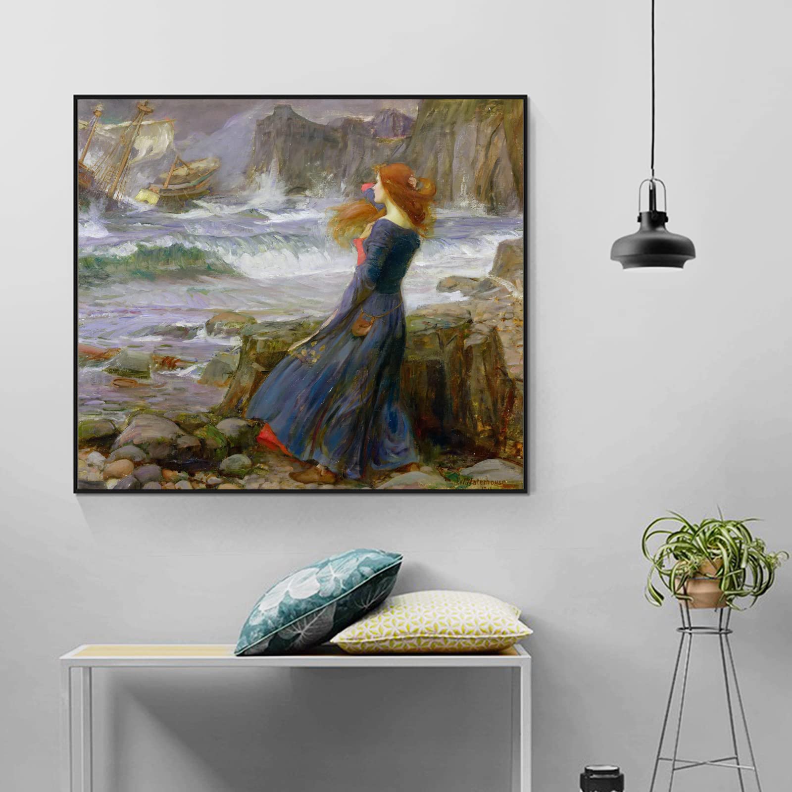 Amazon｜ZZPT John William Waterhouse Miranda The Tempest