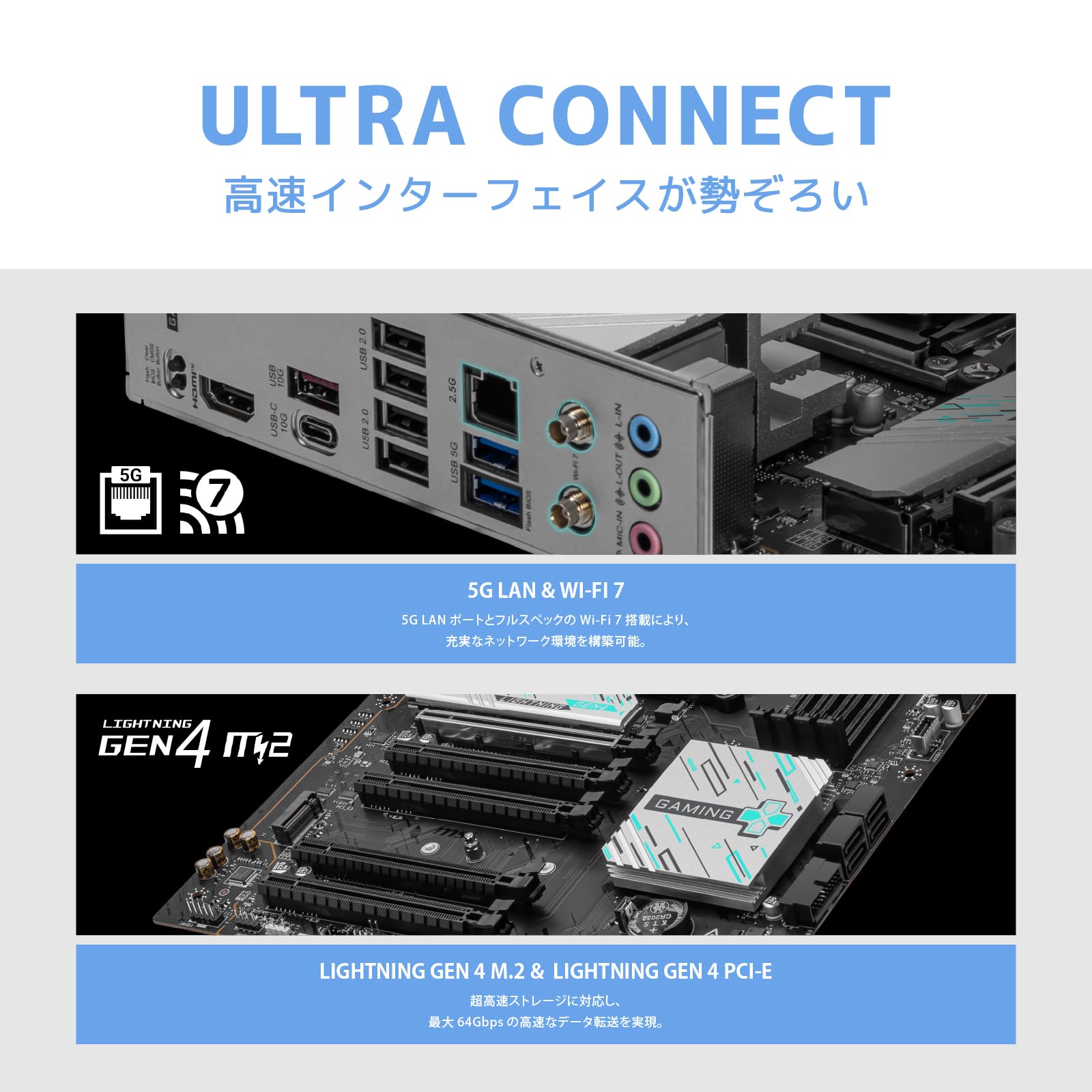 Amazon | MSI B840 GAMING PLUS WIFI ATXマザーボード MB6694 | MSI