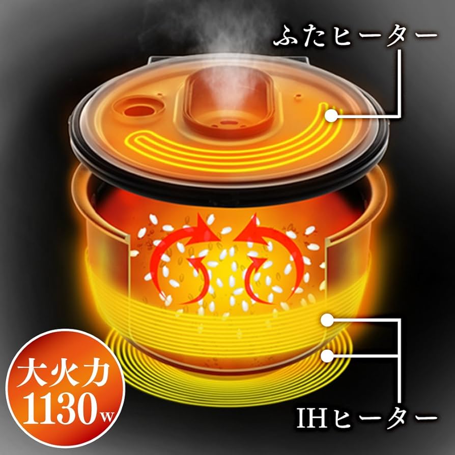 Amazon | アイリスオーヤマ 炊飯器 IH式 5.5合 大火力 ERC-IB50