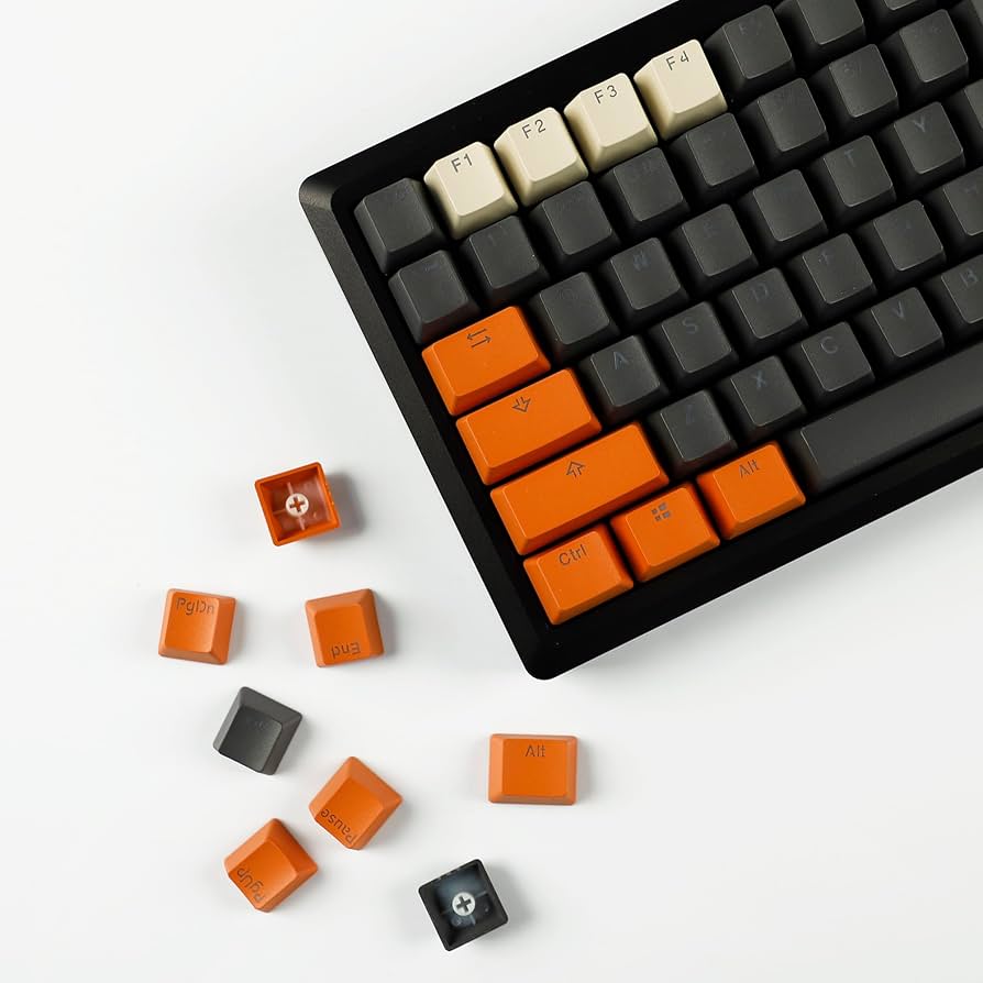 Amazon.com: YMDK Carbon Miami PBT Double Shot Shine Through ANSI
