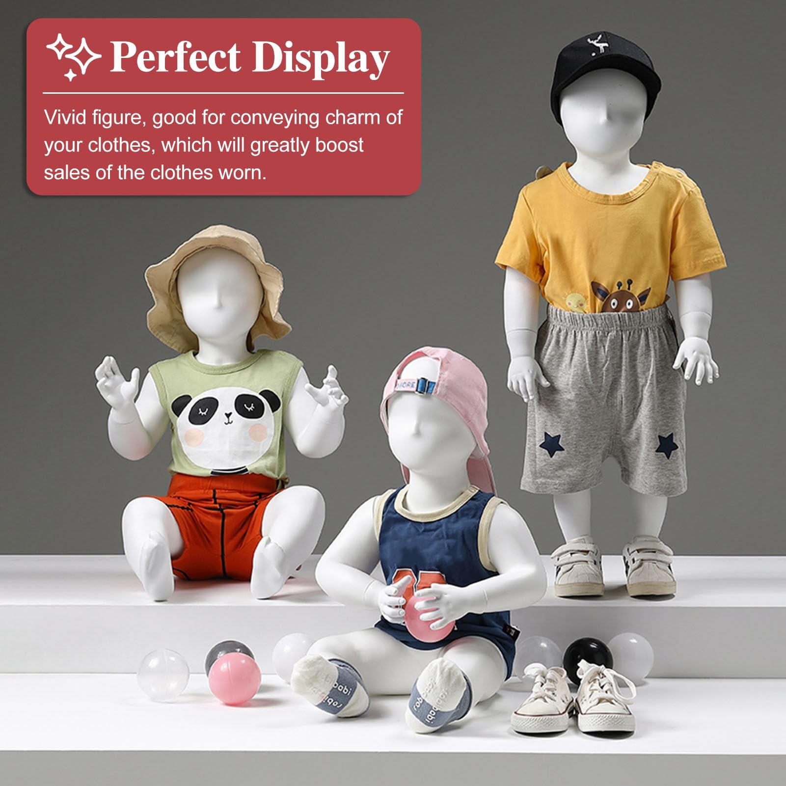 Amazon.co.jp: マネキン 赤ちゃんのマネキンのドレスの形、 衣類展示用