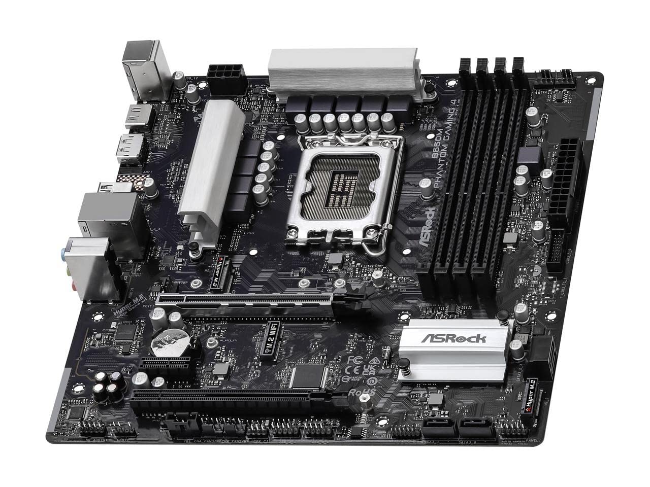 Amazon | ASRock B660M PHANTOM GAMING 4ソケット LGA1700/ Intel B660